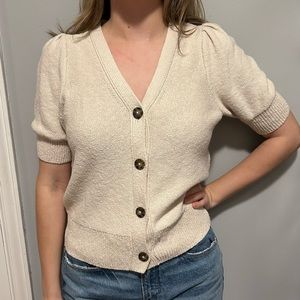 Madewell Short Sleeve Cardigan